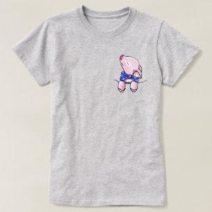 Camiseta KiniArt Sleepy Pocket Piglet