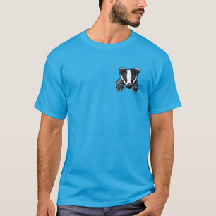Camiseta KiniArt Tejón de Bolsillo Lindo