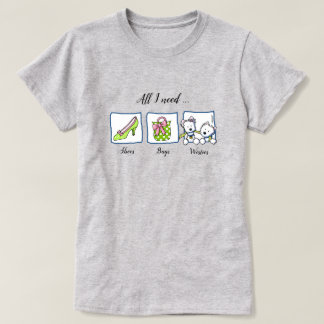 Camiseta KiniArt TODO LO QUE NECESITO Westies