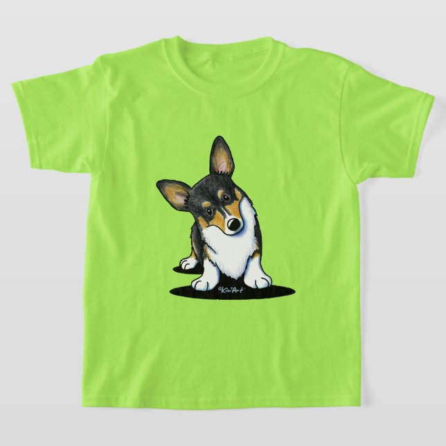 Camiseta KiniArt Tri Corgi Curioso (Distribución)