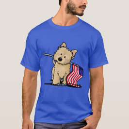 Camiseta KiniArt USA Cairn Terrier