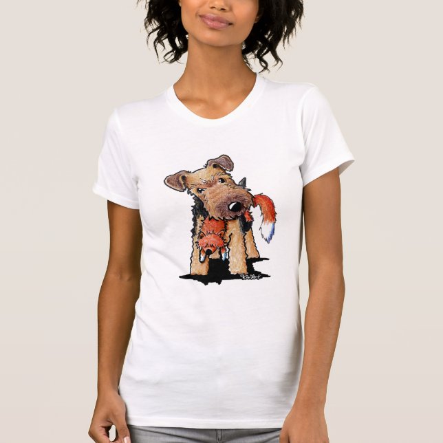 Camiseta KiniArt Welsh Terrier (Anverso)