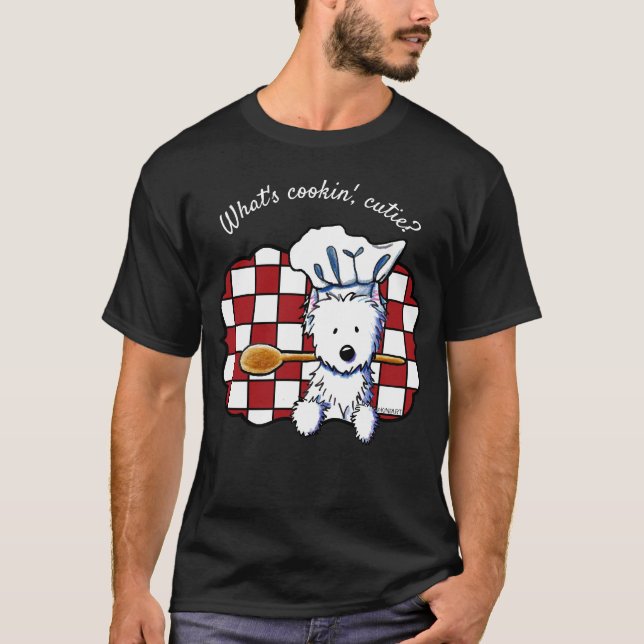 Camiseta KiniArt Westie Chef (Anverso)