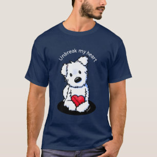 Camiseta KiniArt Westie Corazón