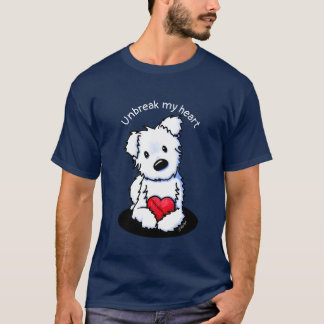 Camiseta KiniArt Westie Corazón