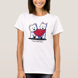 Camiseta KiniArt Westie Cortesía Duo