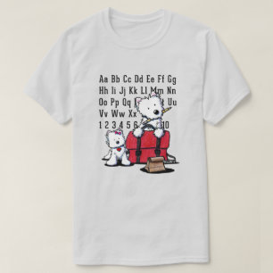 Camiseta KiniArt Westie De Vuelta Al Colegio