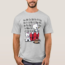 Camiseta KiniArt Westie De Vuelta Al Colegio