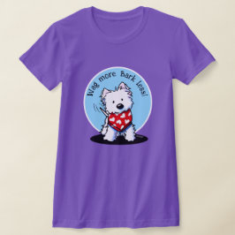 Camiseta KiniArt Westie Dog