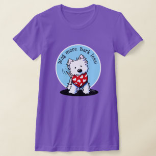 Camiseta KiniArt Westie Dog