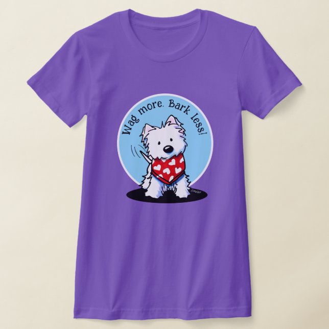 Camiseta KiniArt Westie Dog (Distribución)
