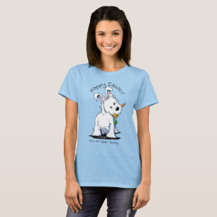 Camiseta KiniArt Westie Pascua Bummy