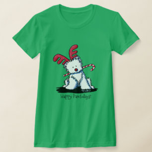 Camiseta KiniArt Westie Reno Oscuro