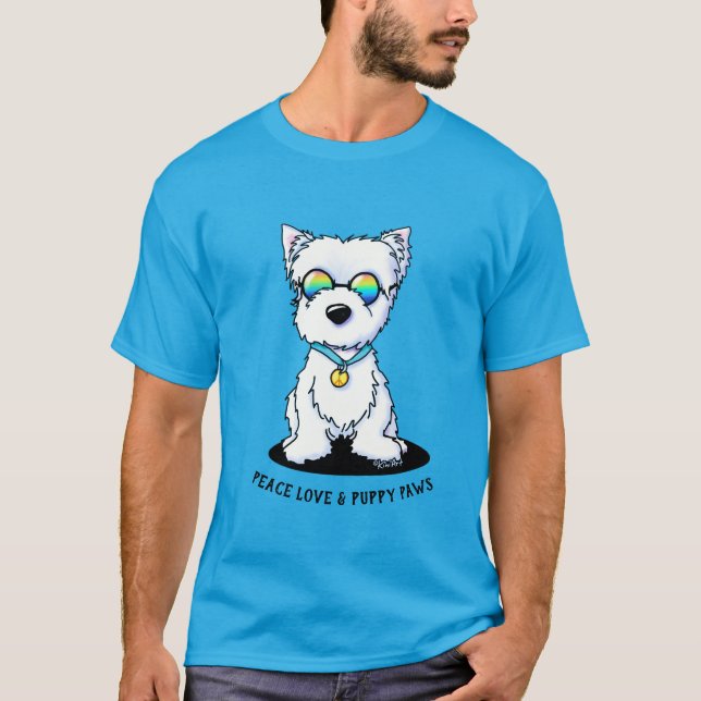 Camiseta KiniArt Westie T-Shirt (Anverso)