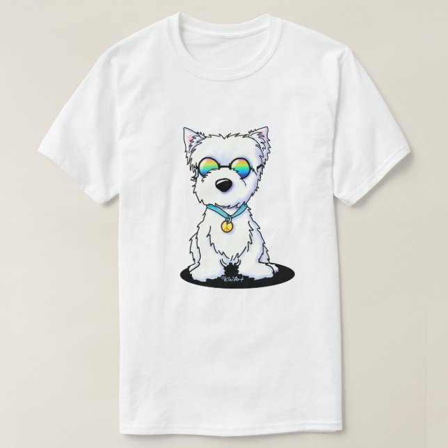 Camiseta KiniArt Westie T-Shirt (Diseño del anverso)