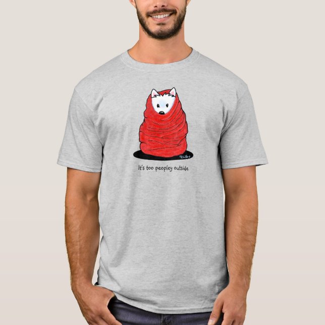 Camiseta KiniArt Westie Terrier (Anverso)