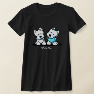 Camiseta KiniArt Westie Terriers