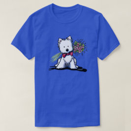 Camiseta KiniArt Westie Valentine