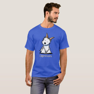 Camiseta KiniArt Westie Zodiac Capricorn T-Shirt