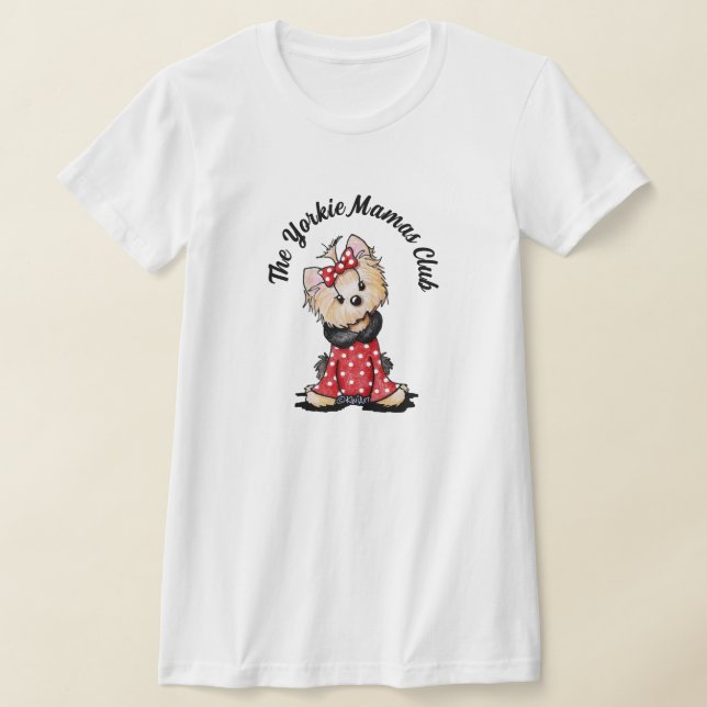 Camiseta KiniArt Yorkie Mamas Club T-Shirt (Distribución)