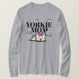 Camiseta KiniArt Yorkie Mom