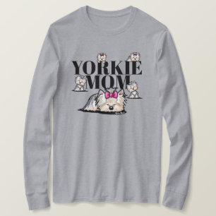 Camiseta KiniArt Yorkie Mom