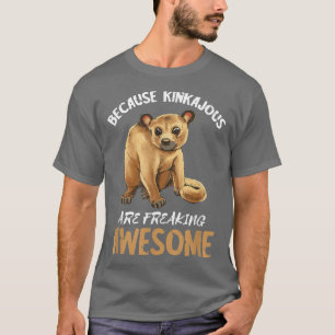 Camiseta Kinkajou Awesome Wildlife Animal Honey Bear Night