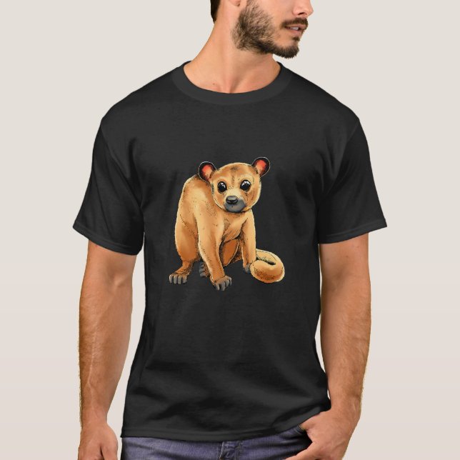 Camiseta Kinkajou Honey Bear Night Walker Night Ape Kinkajo (Anverso)