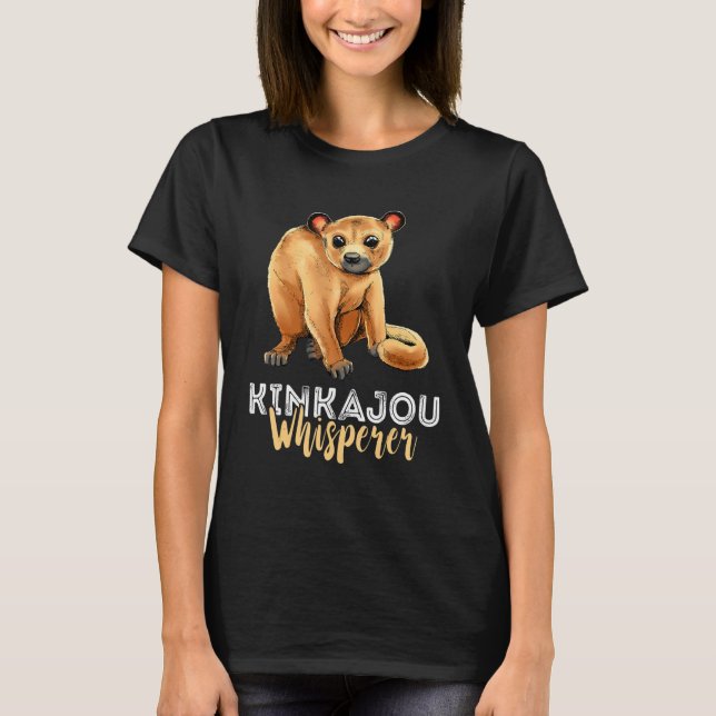 Camiseta Kinkajou Whisperer Miel oso Prehensil Animal (Anverso)