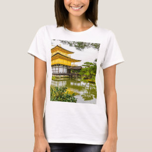 Camiseta Kinkaku-ji, el pabellón dorado, Kioto