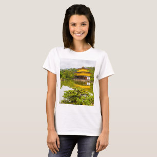 Camiseta Kinkaku-ji O Pabellón Y Estanques De Oro, Kioto