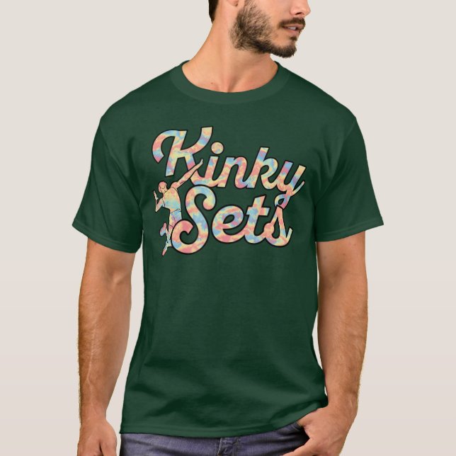 Camiseta Kinky Sets Funny Sports Game Volleyball Player gir (Anverso)