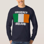 Camiseta Kinsealy, Irlanda con bandera irlandesa<br><div class="desc">Kinsealy,  Irlanda con bandera irlandesa</div>