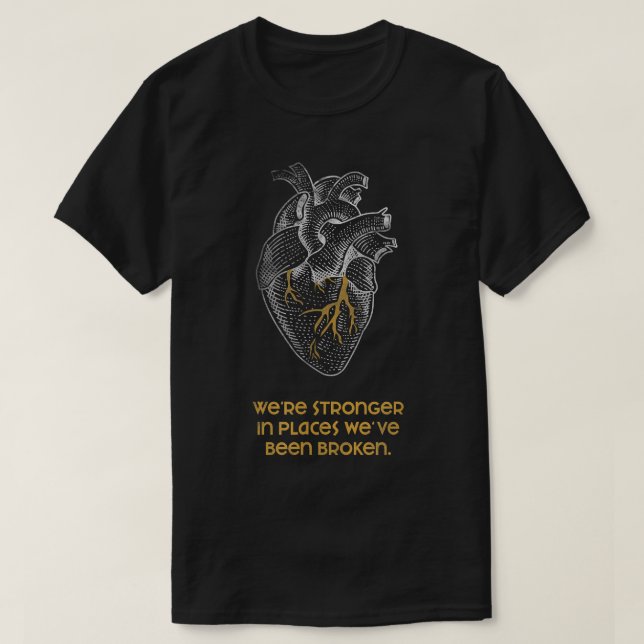 Camiseta Kintahora tiene más fuerza cuando se rompen los re (Diseño del anverso)