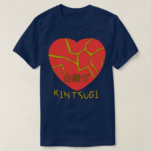 Camiseta Kintsugi Kintsukuroi Heart 1 (Diseño del anverso)