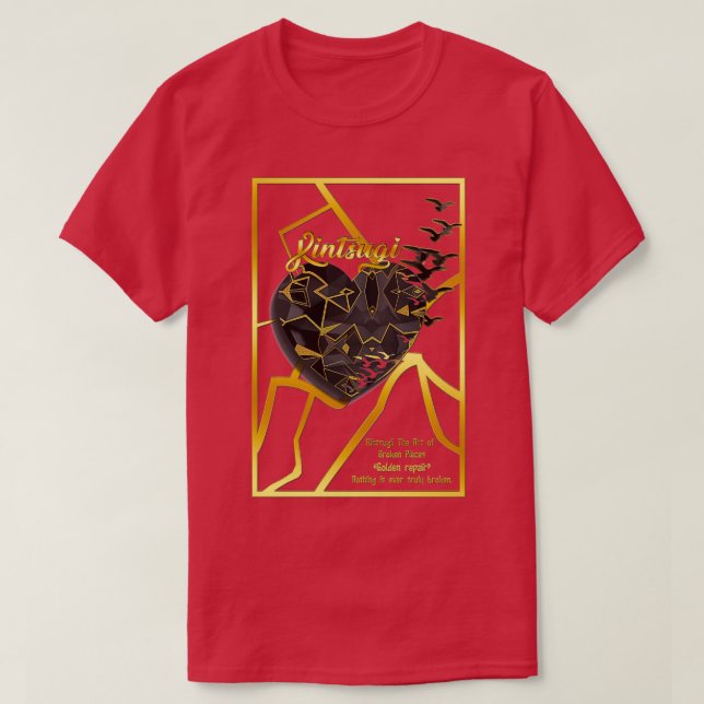 Camiseta Kintsugi The Art of Broken Pieces (Diseño del anverso)