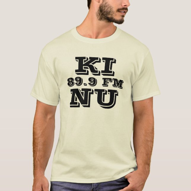 Camiseta KINU, 89,9 Fm (Anverso)