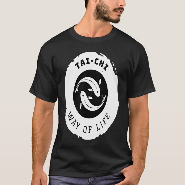 Camiseta Kio Fish Tai Chi Ying Yang Balance Taoism Meditati (Anverso)