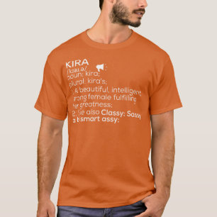 Camiseta Kira Nombre Kira Definición Kira Nombre femenino K