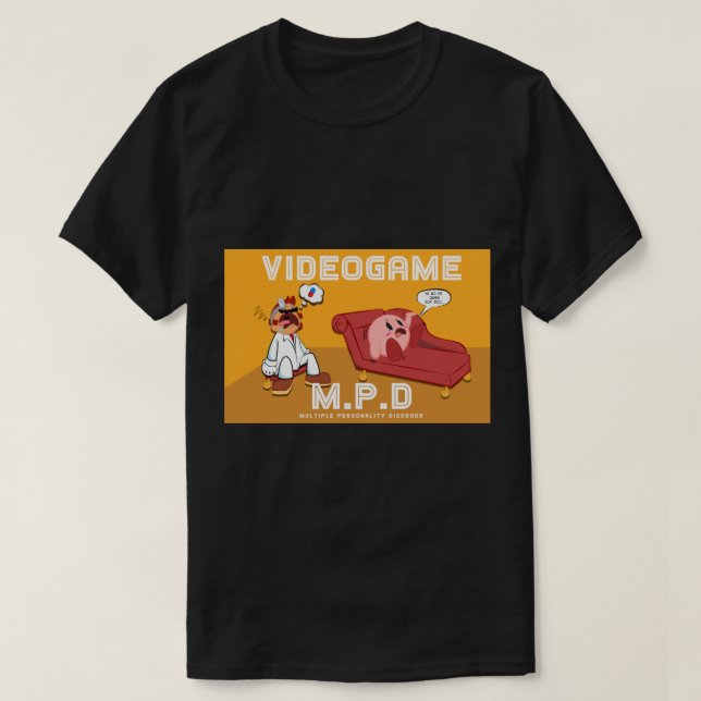Camiseta Kirby's Pschiatrist (Diseño del anverso)