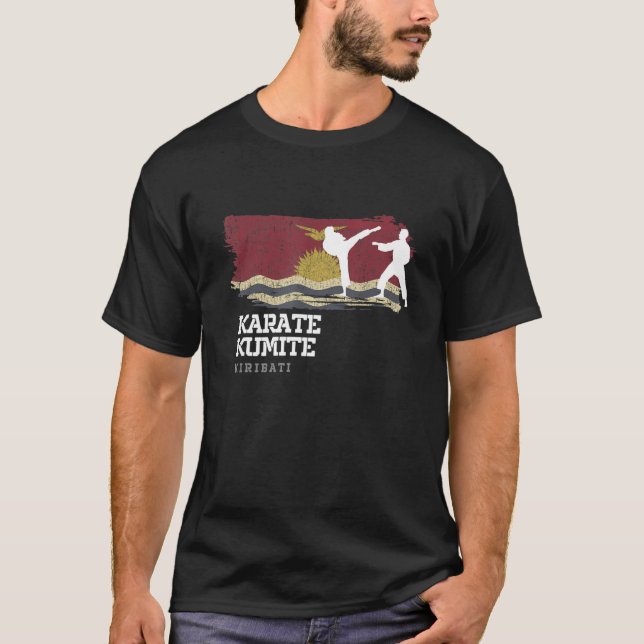 Camiseta Kiribati Karate Kumite Karate (Anverso)
