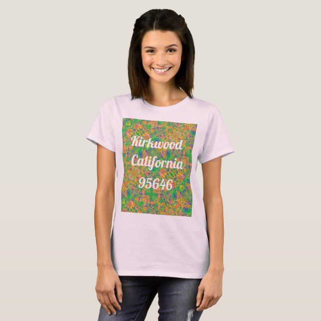 Camiseta Kirkwood, California 95646 (Anverso completo)