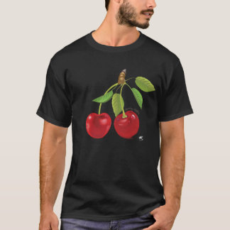 Camiseta Kirschen Abbildung mit Inschrift