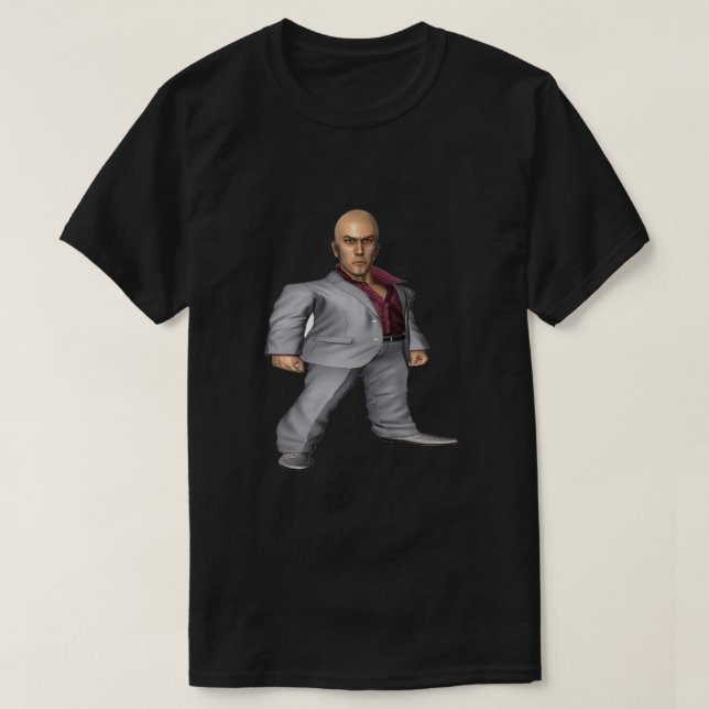 Camiseta Kiryu pero pequeño y soso (Diseño del anverso)