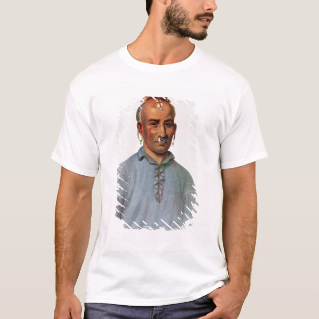 Camiseta Kish-Kal-Wa, jefe del Shawnee (Anverso)