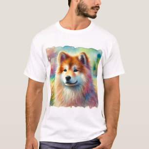 Camiseta Kishu Dog in Serene Nature 270824AREF129 - Waterco