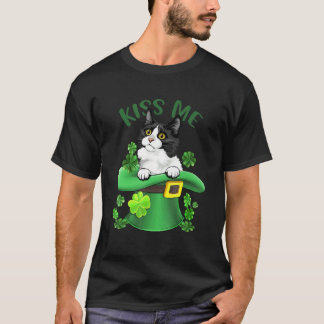 Camiseta Kisme Cute Munchkin Cat St Patrick Day