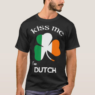 Camiseta Kisme I m Dutch Shamrock Netherlands St Patrick