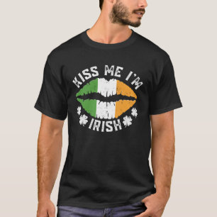 Camiseta Kisme I m Irish Ireland Flag St Patricks Day