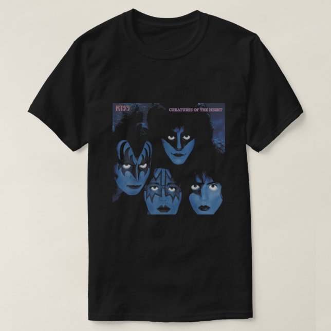 Camiseta KISS 1982 Criaturas de la noche (Diseño del anverso)